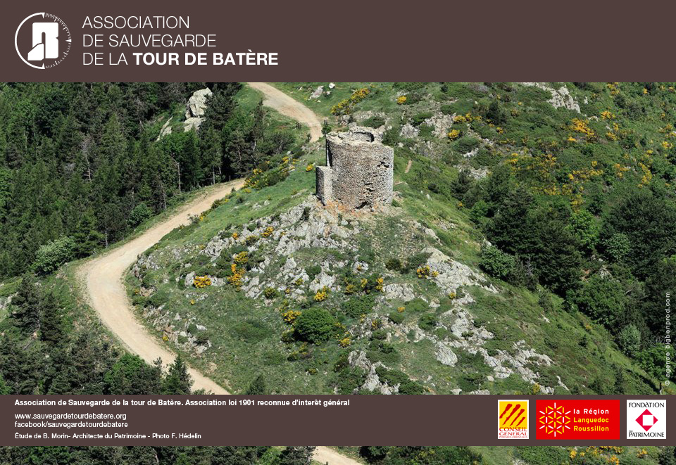 Photos aérienne de la Tour de Batère